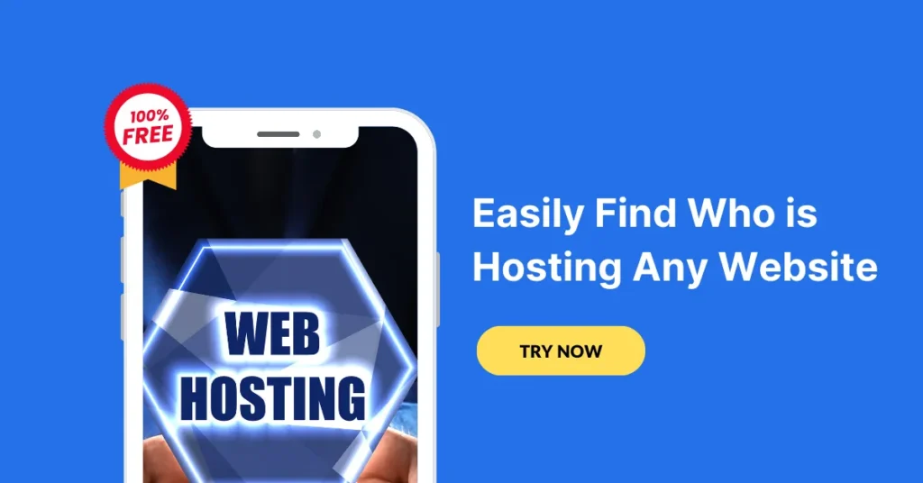 Illustration of the #1 Free Hosting Checker tool, allowing users to easily discover who is hosting any website.